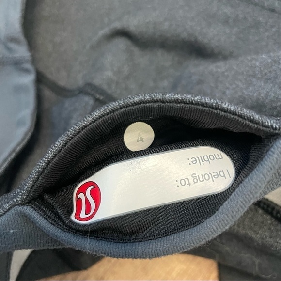 Lululemon Striped Waistband Cropped Leggings Size 4 - Picture 4 of 4